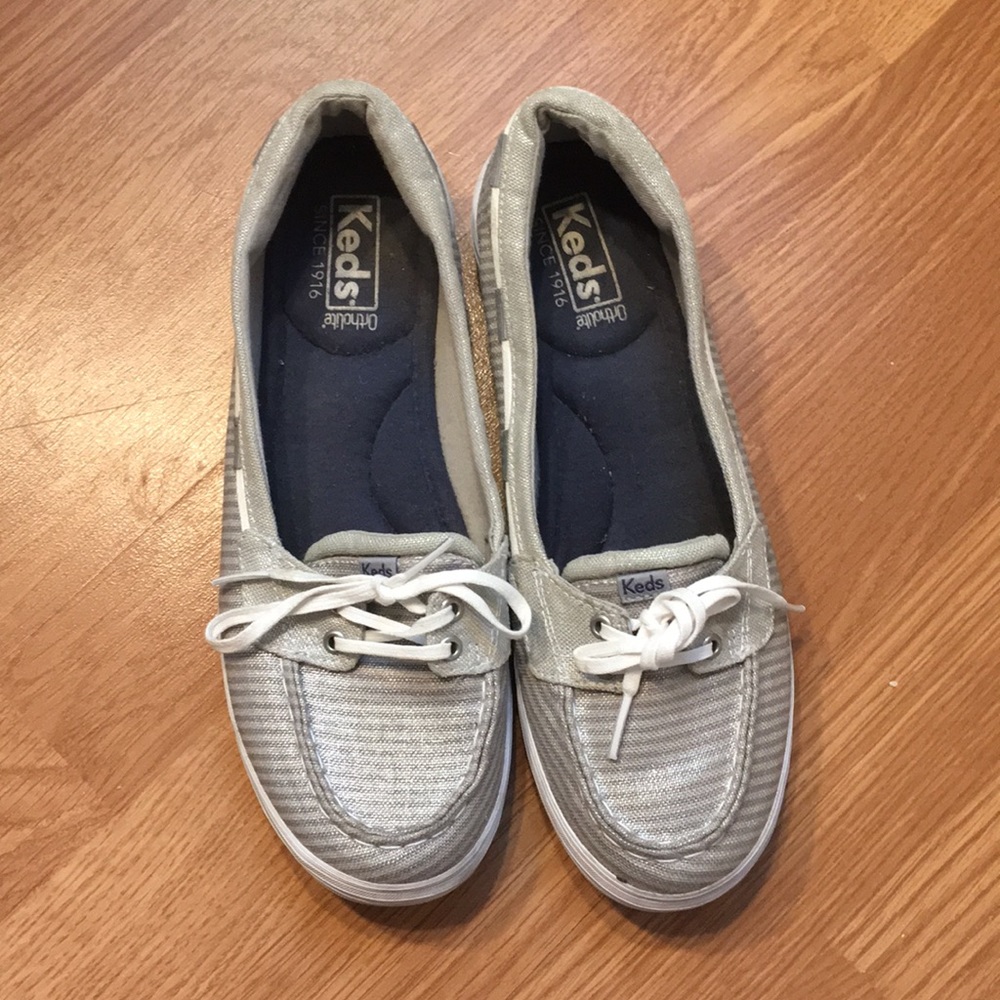 Women’s silver Ortholite Keds